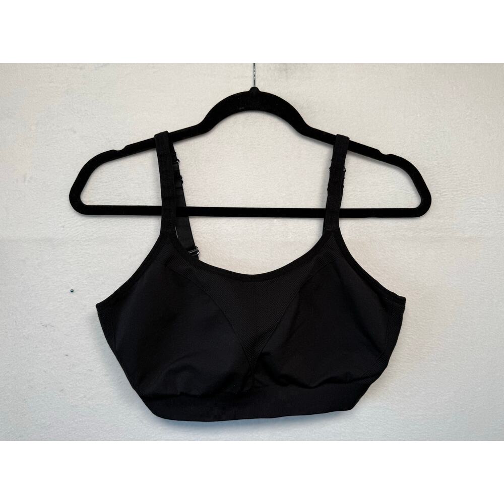 Soma Seamless Ballet Back Bralette, Black, Large